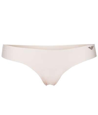 Visibility Laser Cut Panties Thong Skin – Beige Stringtrosor från Armani
