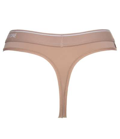 One Micro Thong Panty Beige – Beige Stringtrosor från Calvin Klein