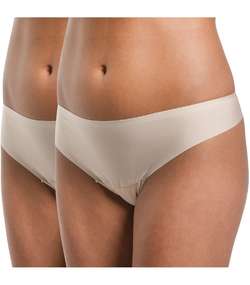 2-pack MAGIC Dream Invisibles Thong Beige