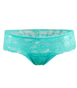 Lace Brief  Blue/Green