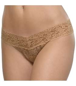 3-pack Low Rise Thong Brown