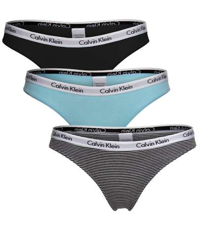 3-pack Carousel Bikinis Multi-colour-2 – Flerfärgade bikinitrosor från Calvin Klein