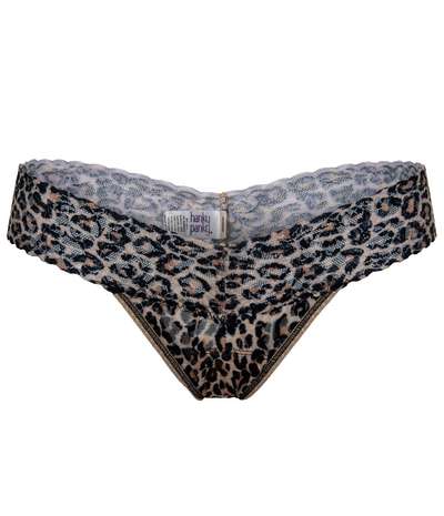 Low Rise Thong Leopard Leopard – Flerfärgade Stringtrosor från Hanky Panky