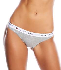 Iconic Cotton Bikini Grey Heather