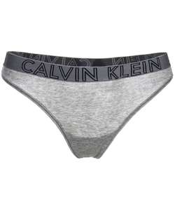 Ultimate Cotton Thong Grey
