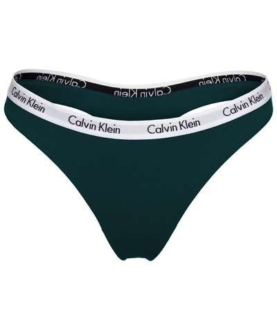 Carousel Thong Darkgreen – Gröna Stringtrosor från Calvin Klein