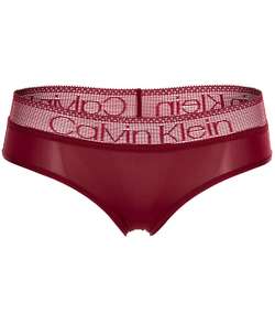 Logo Lace Hipsters Wine red