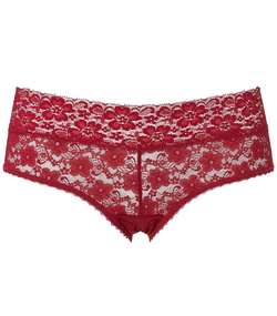 Lace Hipster 15 Red