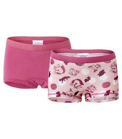 2-pack Kids Boxer For Girls Pink Pattern