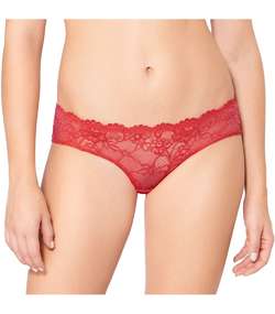 Tempting Lace Hipster Coral
