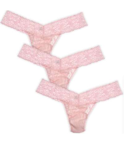3-pack Low Rise Thong Pink – Rosa Stringtrosor från Hanky Panky
