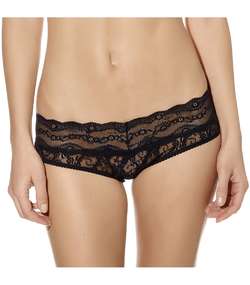Lace Kiss Hipster Brief Black