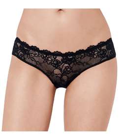 Tempting Lace Hipster Black