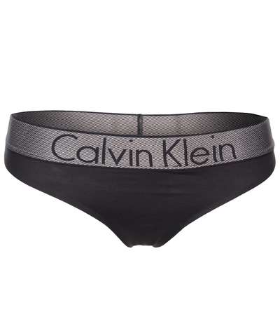 Customized Stretch Cotton Thong Black – Svarta Stringtrosor från Calvin Klein