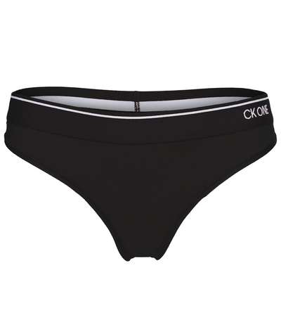 One Micro Thong Panty Black – Svarta Stringtrosor från Calvin Klein