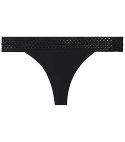 Forget Me Not Thong Black