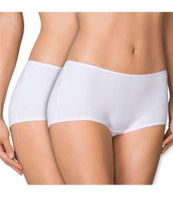 2-pack Benefit Women Regular Panty White