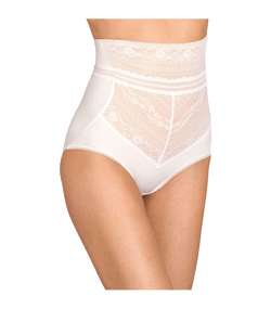 Miss Mary Lace Vision High Waist Panty Girdle White