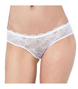 Tempting Lace Hipster White