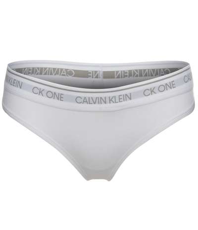 One Cotton Thong White – Vita Stringtrosor från Calvin Klein