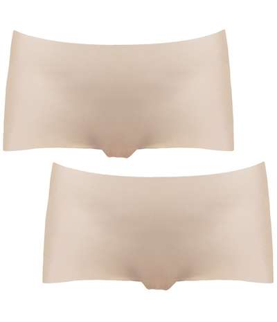 2-pack MAGIC Dream Invisibles Boyshort Beige – Beige Boxertrosor från Magic