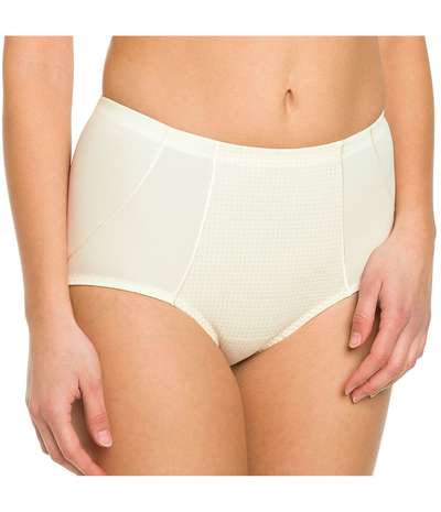 Clara Art Highwaist Brief Champagne – Beige brieftrosor från Anita