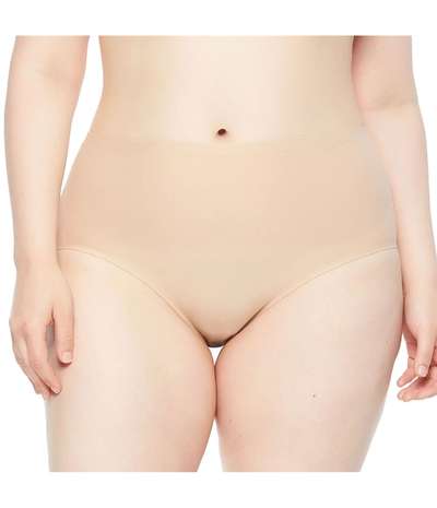 Soft Stretch Full Brief Plus Size Skin – Beige brieftrosor från Chantelle