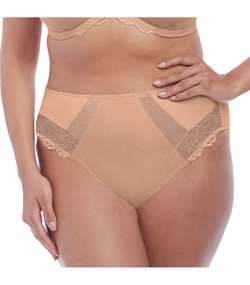 Meredith High Leg Brief Beige