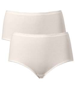 2-pack Trofe Seamless Maxi Briefs Champagne