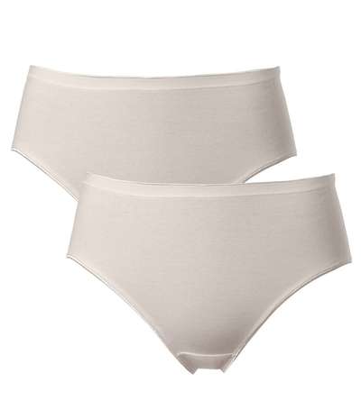 2-pack Trofe Seamless Midi Briefs Champagne – Beige brieftrosor från Trofé