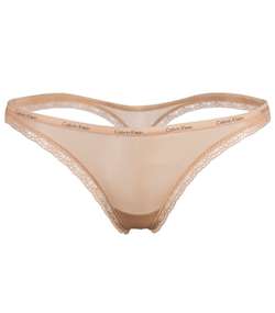 Bottoms Up Thong Beige