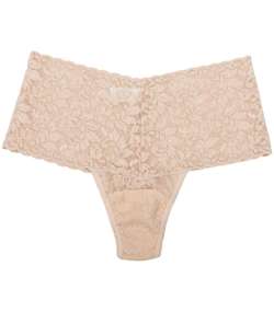 Retro Thong Beige