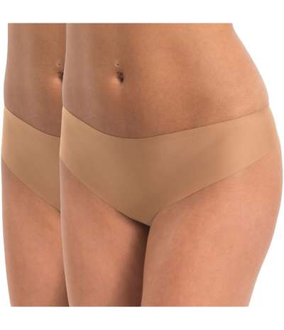 2-pack MAGIC Dream Invisibles Thong Mocca – Beige Stringtrosor från Magic