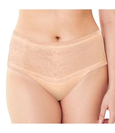 Everyday Smooth Lace Thong Beige – Beige Stringtrosor från Maidenform