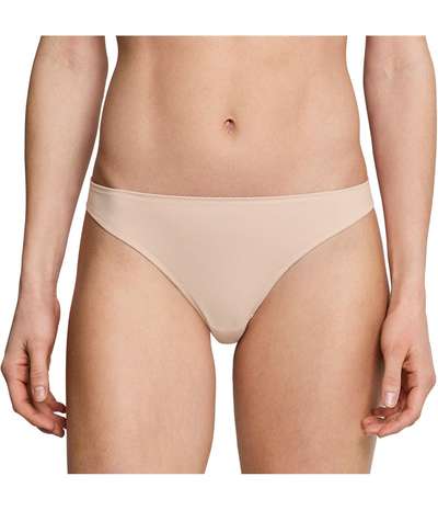 Invisible Lace String Beige – Beige Stringtrosor från Schiesser