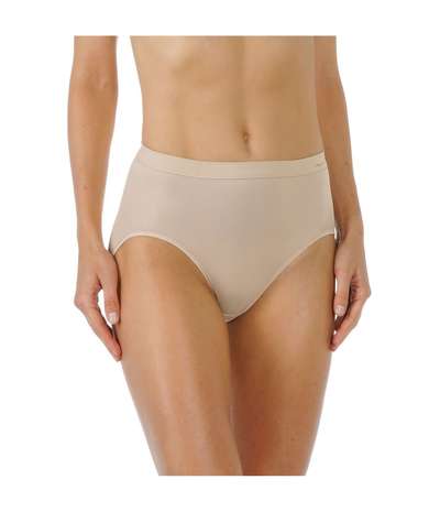 Emotion High Waist Pants Skin – Beige Trosor från Mey