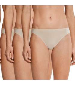 3-pack Essentials Cotton Rio Panties Beige