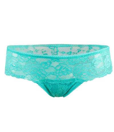 Lace Brief  Blue/Green – Blåa brieftrosor från Damella