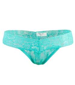 Lace Brazillian Brief Bluegreen