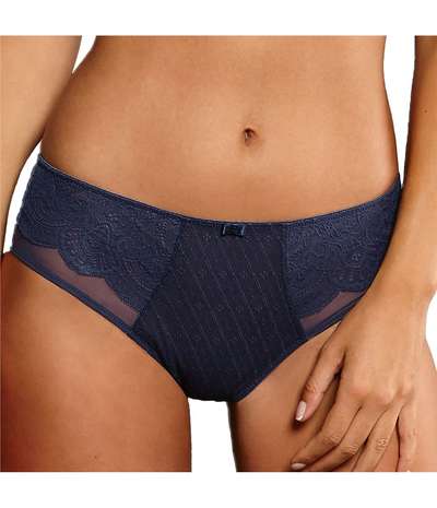 Selma Hight Waist Brief Darkblue – Blåa brieftrosor från Rosa Faia