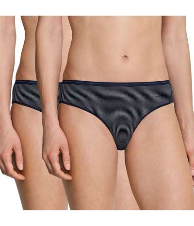 2-pack Modal Essentials Tai Briefs Darkblue – Blåa brieftrosor från Schiesser