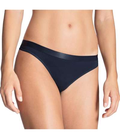 Natural Joy Thong Darkblue – Blåa Stringtrosor från Calida