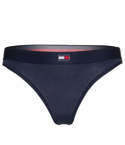 Flag Core Cotton Thong Navy-2 – Blåa Stringtrosor från Tommy Hilfiger