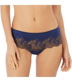 Lace Affiar Tanga Blue