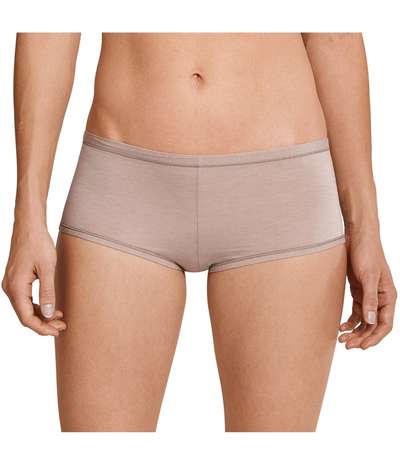 Personal Fit Shorts Brown – Bruna Boxertrosor från Schiesser