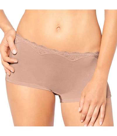 Touch Of Modal Short Light brown – Bruna Boxertrosor från Triumph