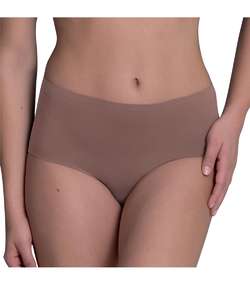 Essentials High Waist Brief Brown