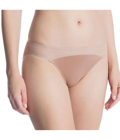 Feminine Air Brief Regular Cut Light brown – Bruna brieftrosor från Calida