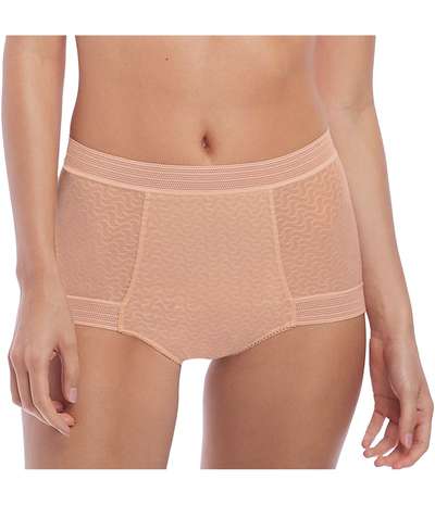 Aphrodite High Waist Brief Powder – Bruna brieftrosor från Wacoal