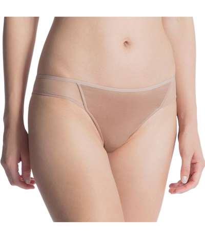 Feminine Air Tanga Light brown – Bruna tangatrosor från Calida